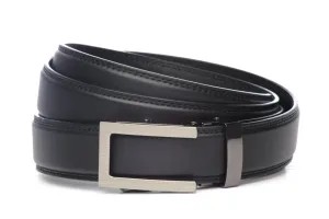 1.25" Black Leather w/buckle