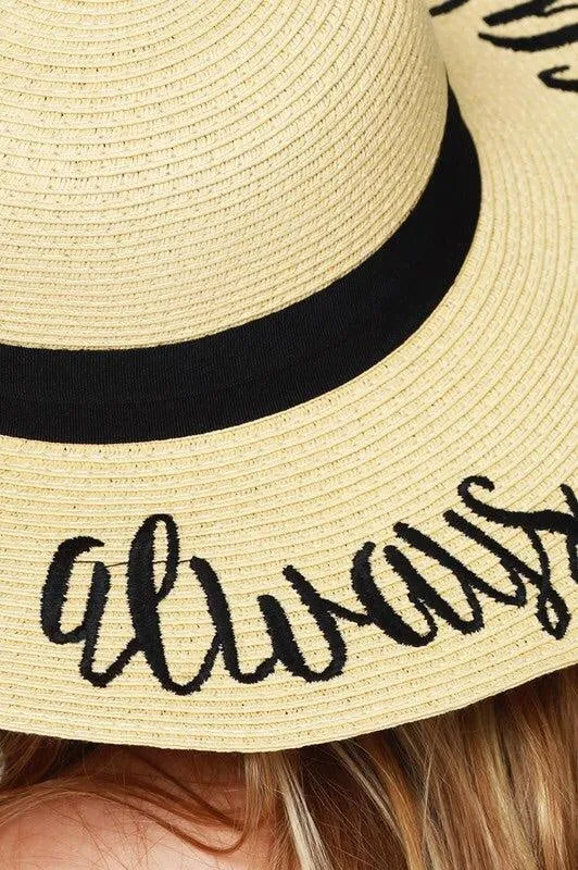 ‘Always On Vacay’ Beach Hat