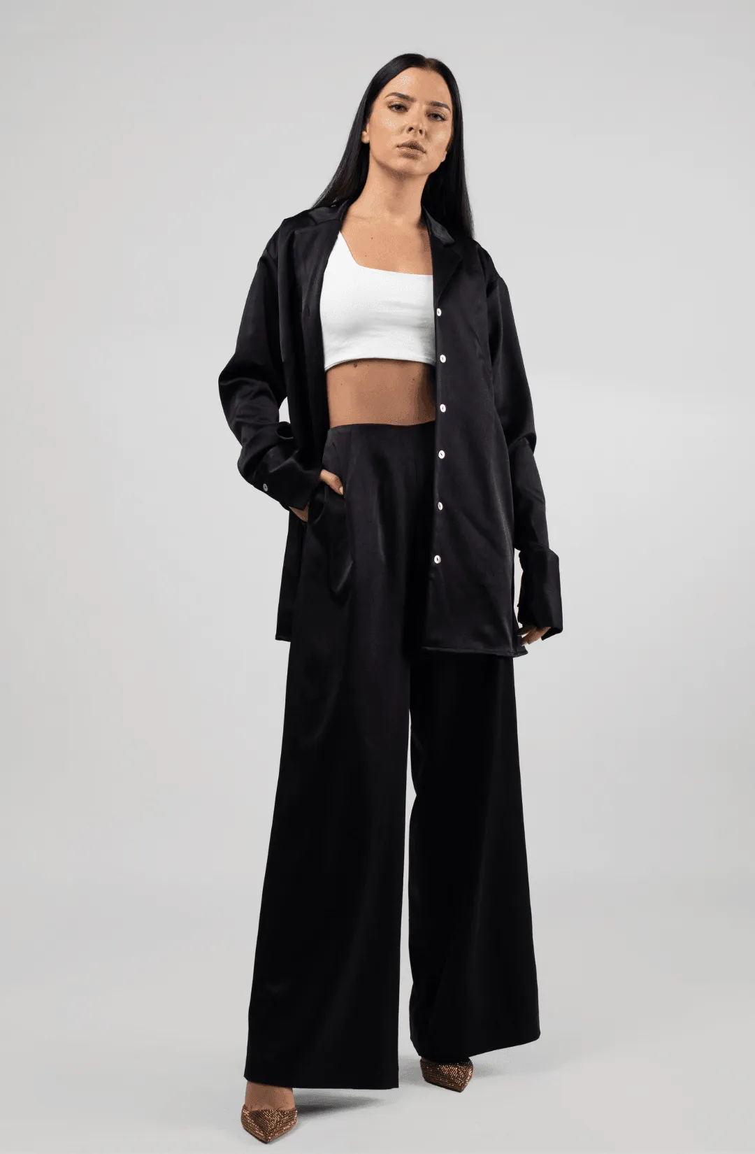 AMELIA TROUSERS - BLACK