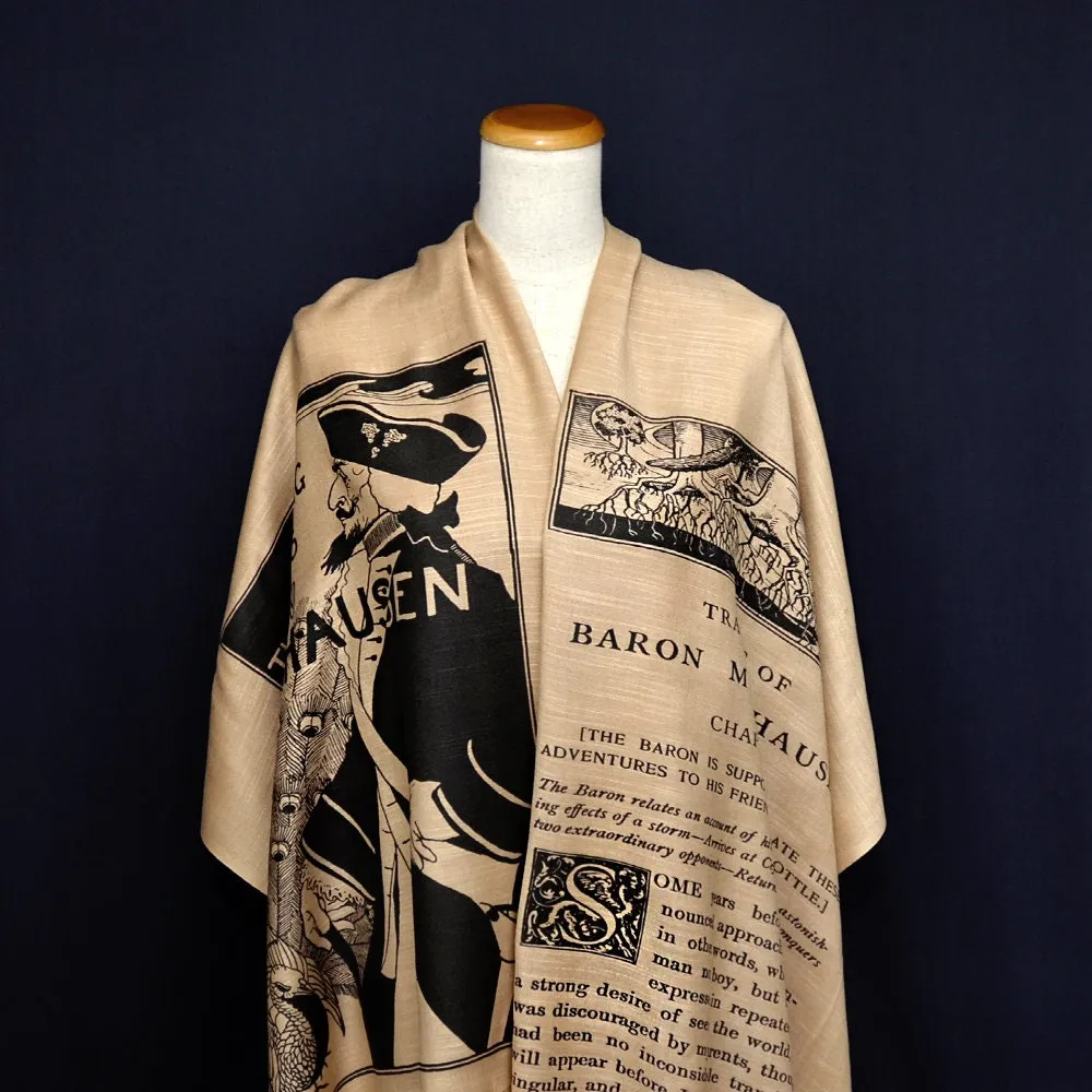 Baron Munchausen by  Rudolf Erich Raspe Scarf/Shawl