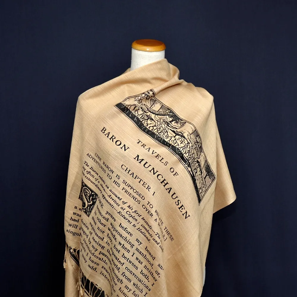 Baron Munchausen by  Rudolf Erich Raspe Scarf/Shawl