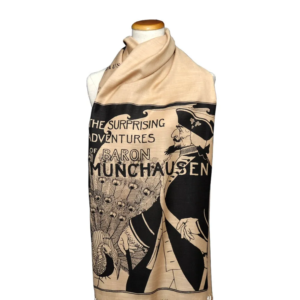 Baron Munchausen by  Rudolf Erich Raspe Scarf/Shawl