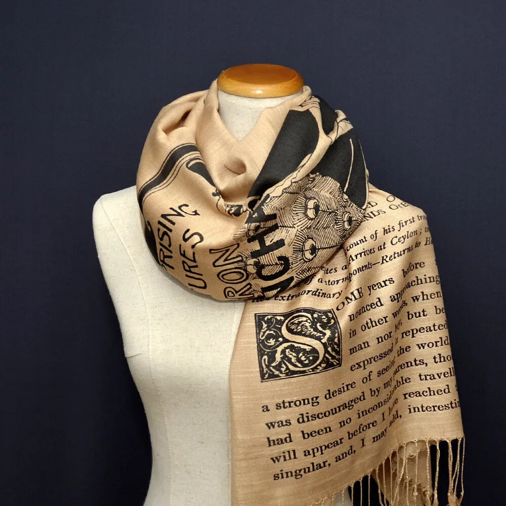 Baron Munchausen by  Rudolf Erich Raspe Scarf/Shawl