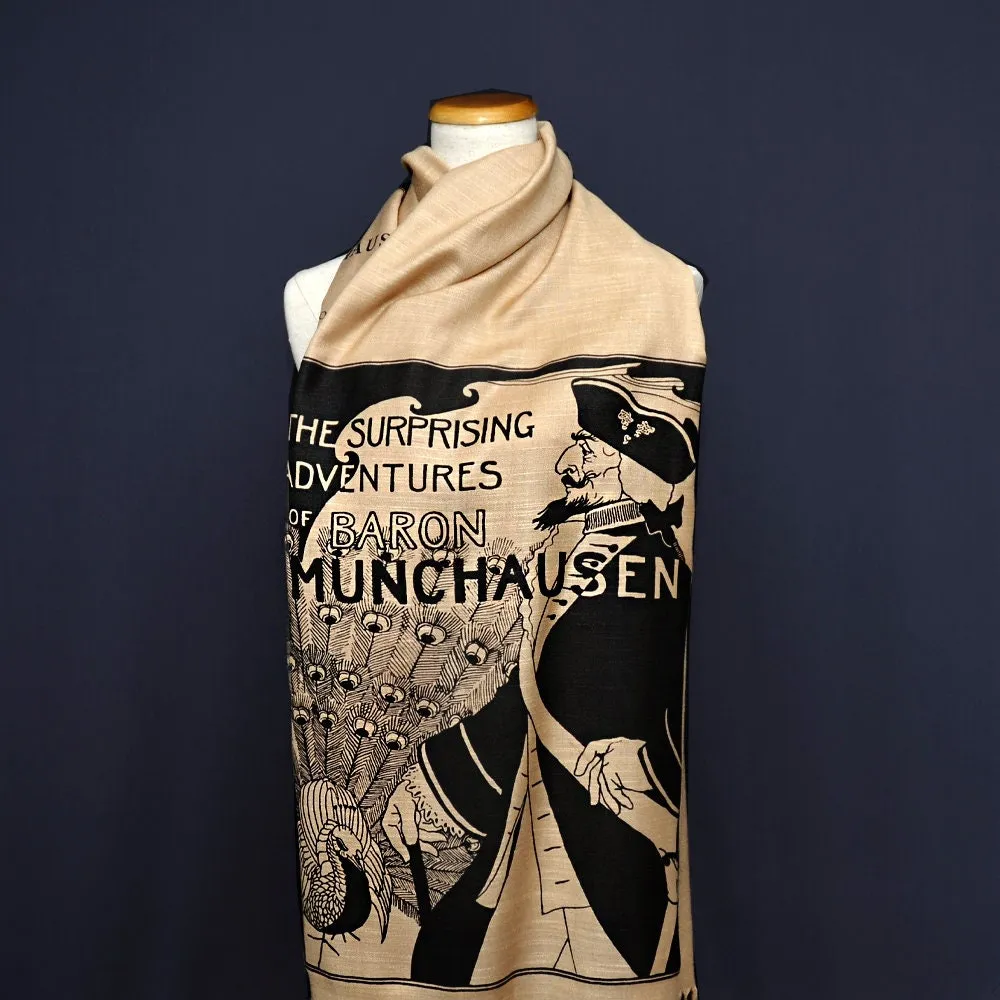Baron Munchausen by  Rudolf Erich Raspe Scarf/Shawl