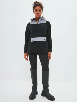 Black Fleece hoodie CATRAIN
