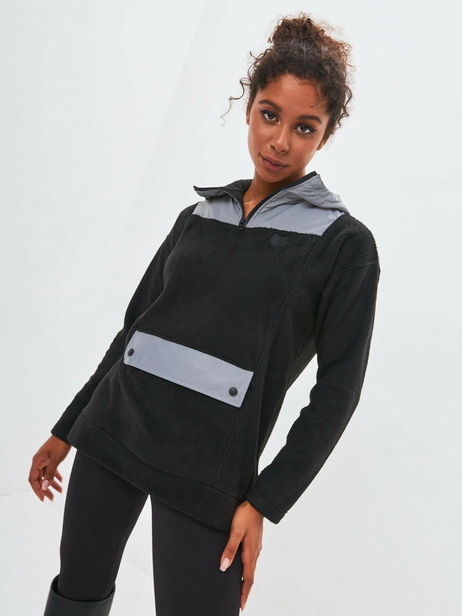 Black Fleece hoodie CATRAIN
