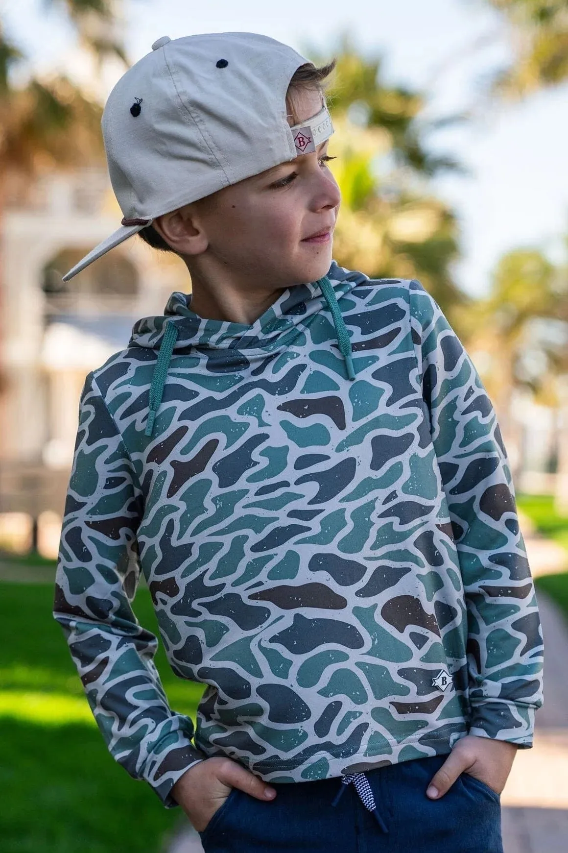 BURLEBO Toddler Camo Hoodie