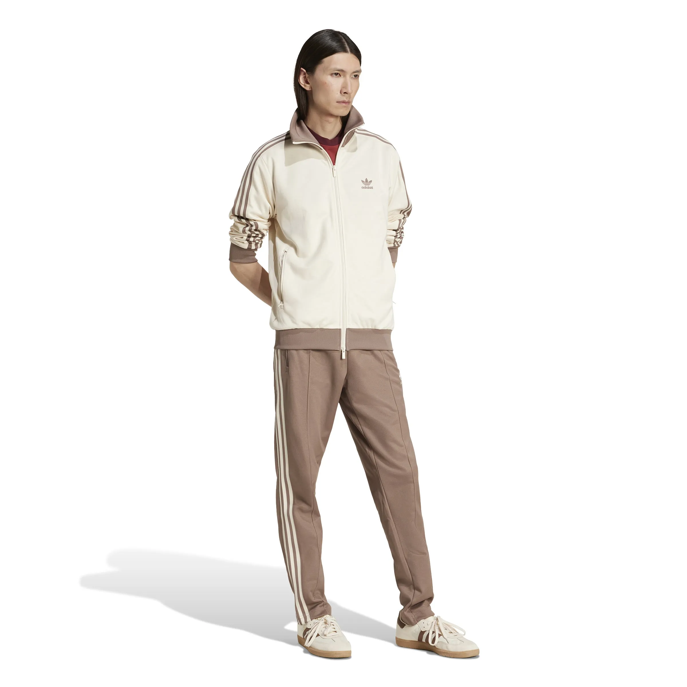 CLASSIC TRACK PANT - TRACE BROWN | WONDER WHITE