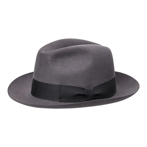 Classico 6 Rabbit Fur Felt Fedora Hat (Choice of Colors) by Wigens