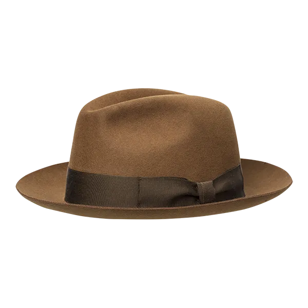 Classico 6 Rabbit Fur Felt Fedora Hat (Choice of Colors) by Wigens