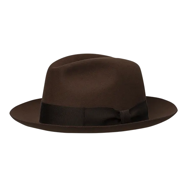 Classico 6 Rabbit Fur Felt Fedora Hat (Choice of Colors) by Wigens