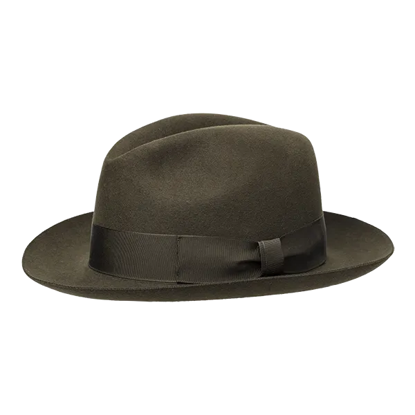 Classico 6 Rabbit Fur Felt Fedora Hat (Choice of Colors) by Wigens