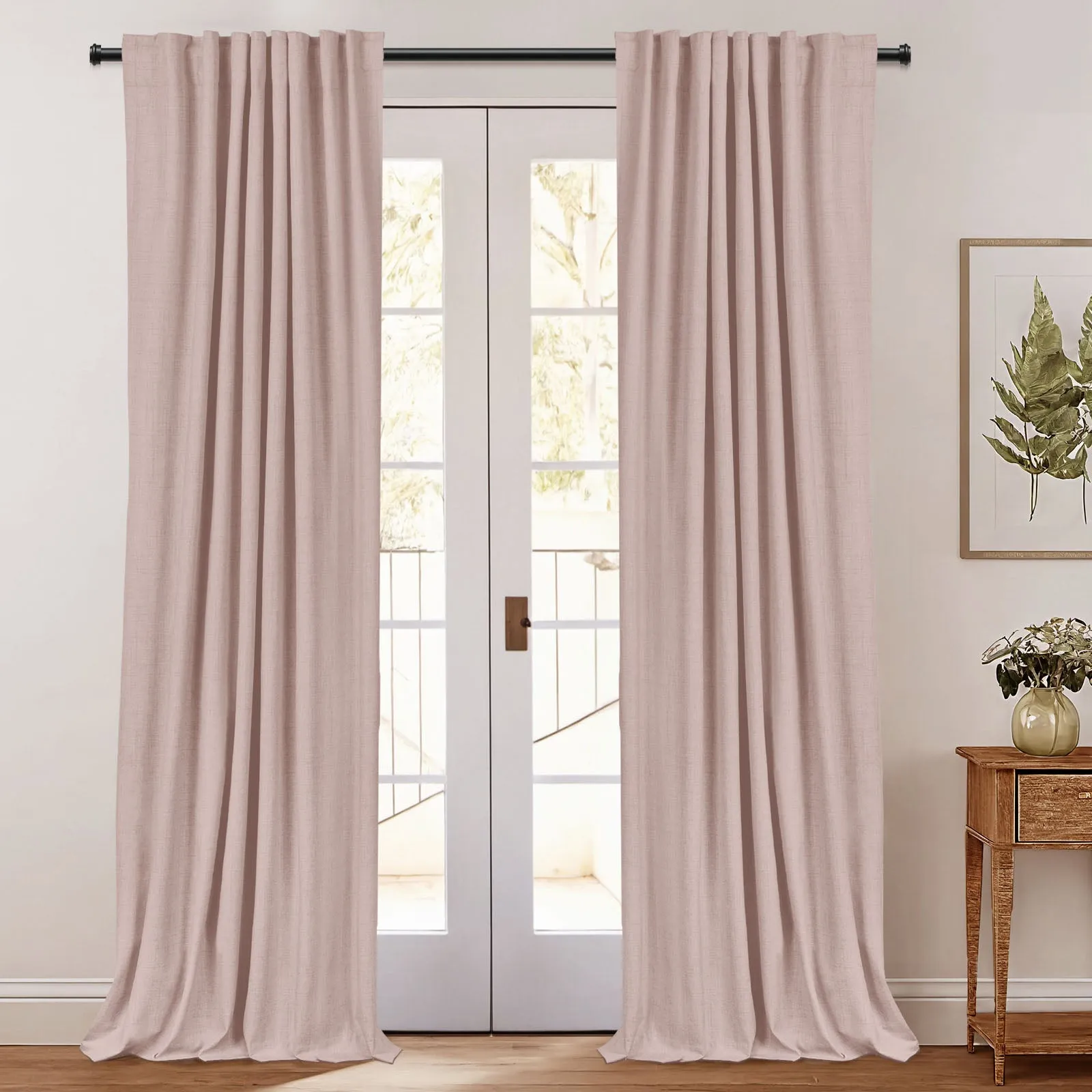 Denim Blue | Kapor Luxury Heavyweight Custom Blackout Curtains | Soft Top Back Tab