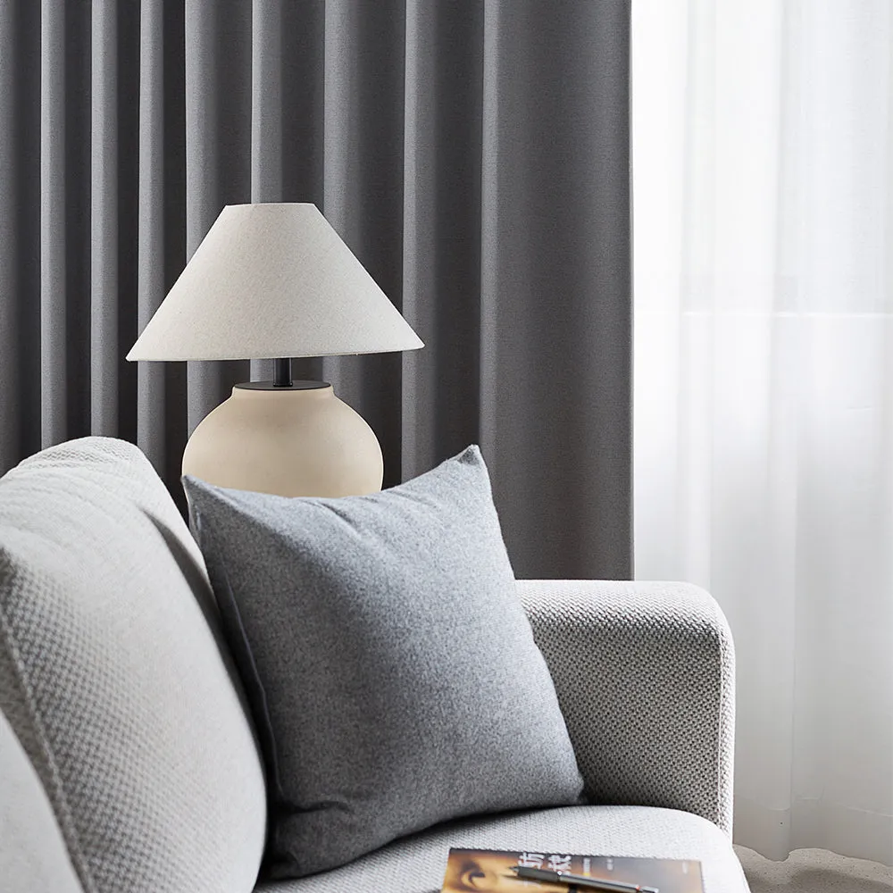 Denim Blue | Kapor Luxury Heavyweight Custom Blackout Curtains | Soft Top Back Tab