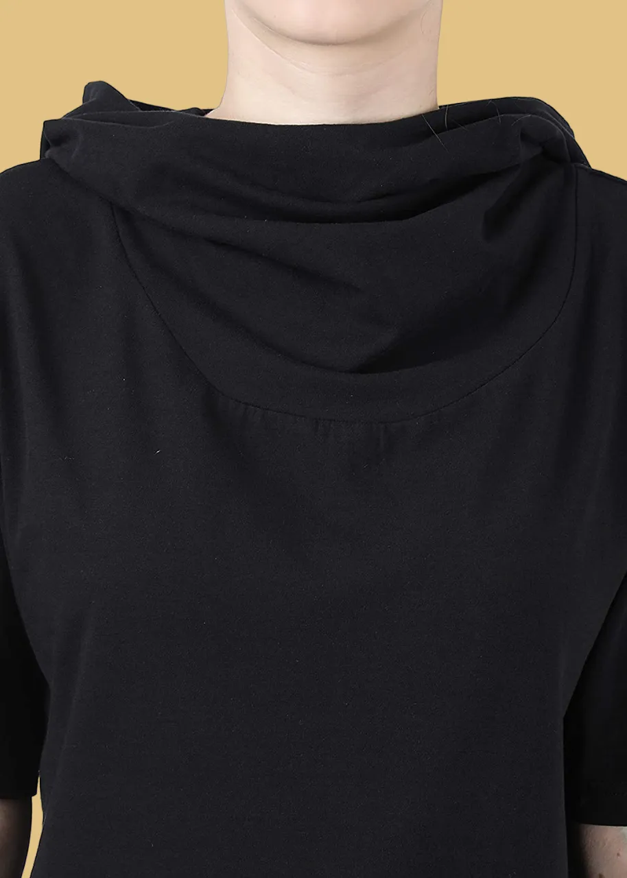Flawless Women Casual Black Hoodie