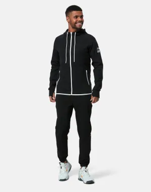 Gym Coffee Chill Zip Hoodie (Mens) - Black