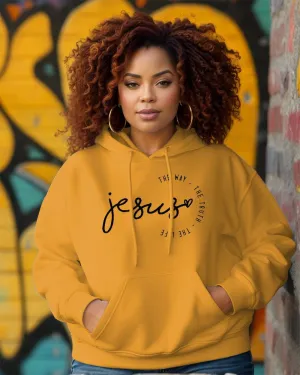 Jesus The Way The Truth The Life Long-sleeved Hoodie