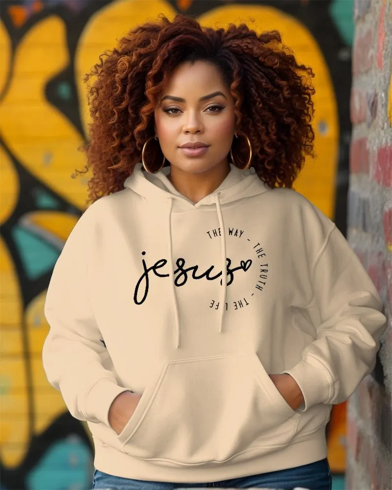 Jesus The Way The Truth The Life Long-sleeved Hoodie