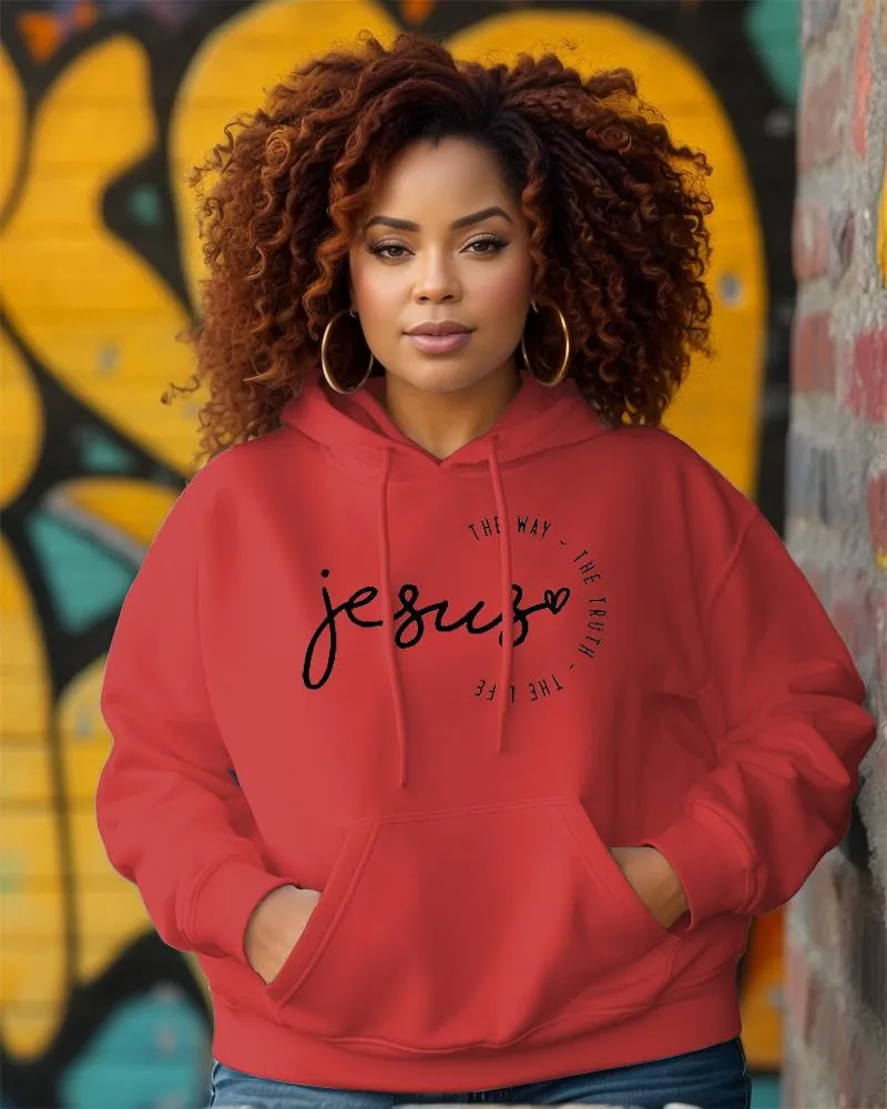 Jesus The Way The Truth The Life Long-sleeved Hoodie