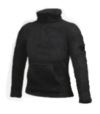 Ladies Crystal 1/4 Zipper Pull Over