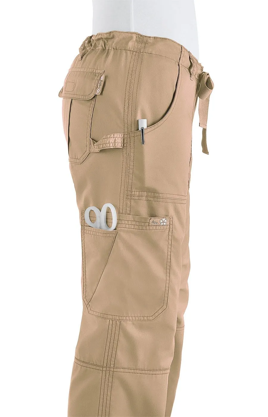 Lindsey Pant by KOI XXS-5X / Camel