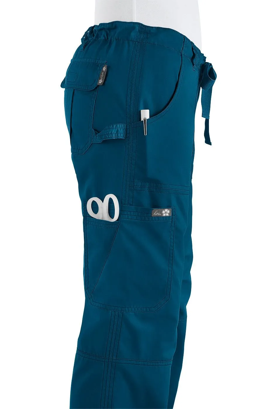 Lindsey Pant by KOI(Tall) XS-3X / Caribbean Blue
