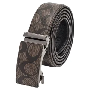 Men's Brown Luxury Printed Belt Genuine Leather CHB-186