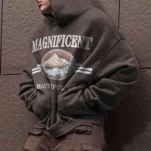 Men's Casual Logo Print Hoodie
