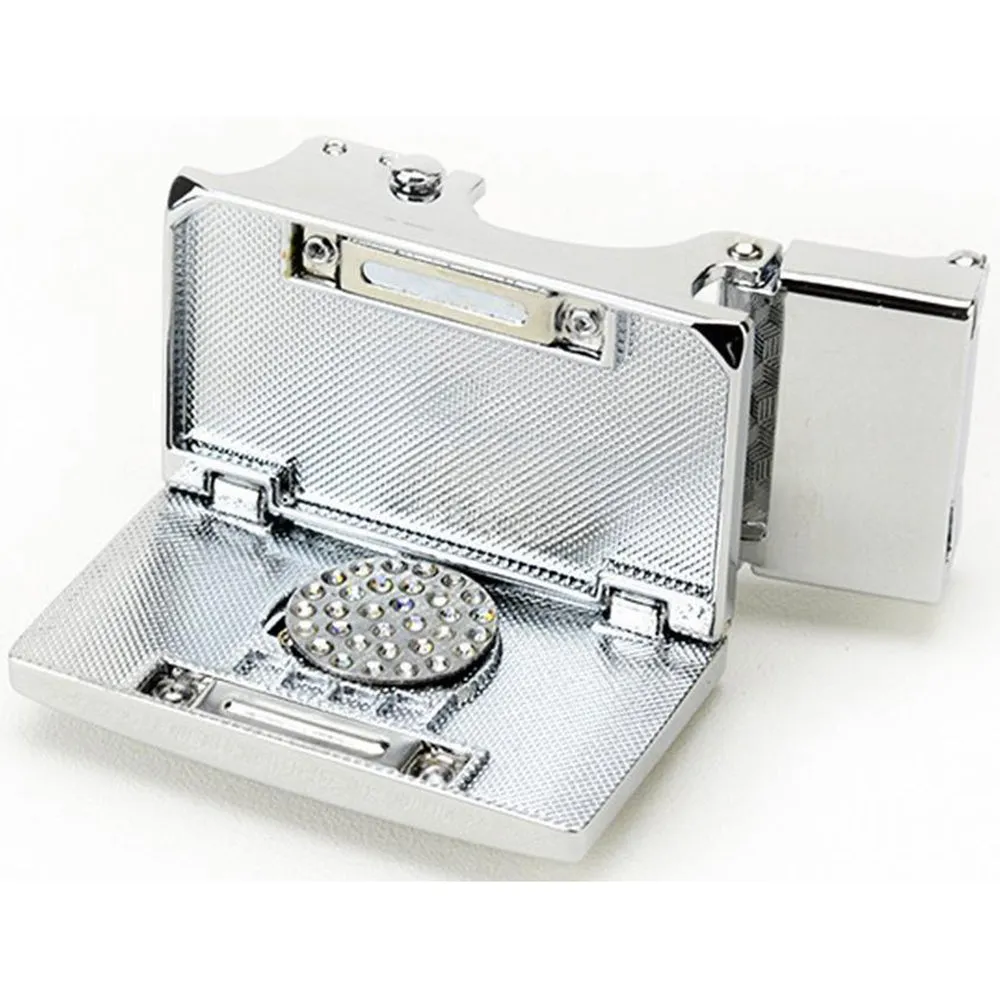 Nexbelt Sleek Crystal White Womens Belt