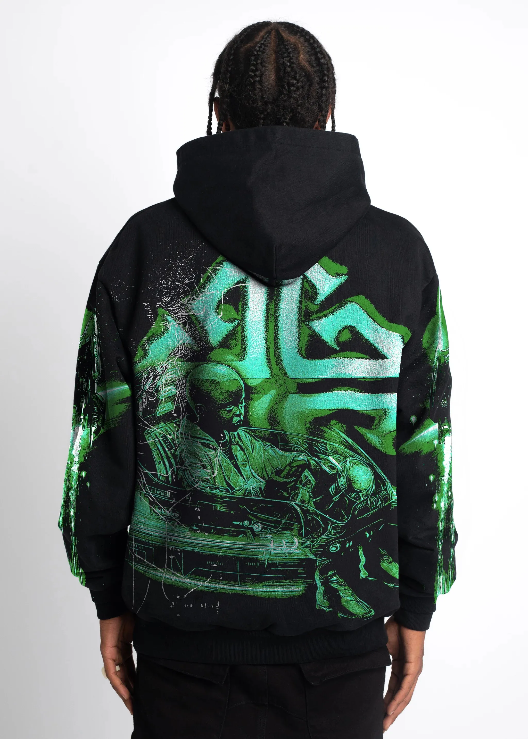 Obsidian Black Slime Hoodie (Black) - 292OBSH