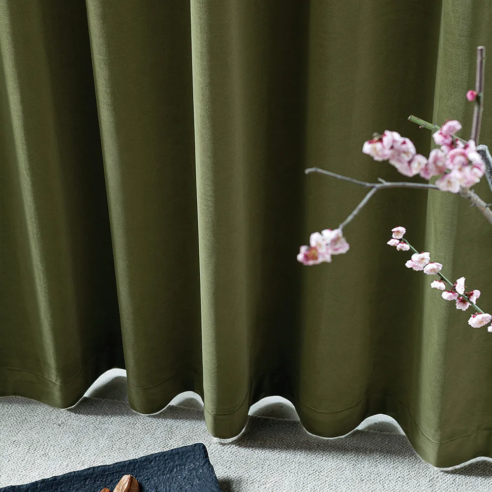 Pink | Vol Velvet Blackout Curtains Luxury Heavyweight Luster Custom Drapes | Soft Top Back Tab