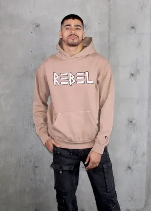 REBEL Men Heavyweight Hoodie