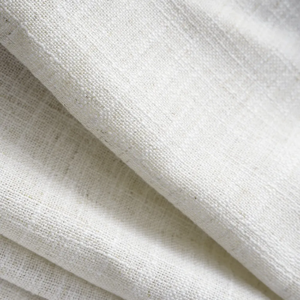 Rock Grey | Lille Linen Blackout Curtains Natural Modern Custom Drapes | Soft Top Back Tab