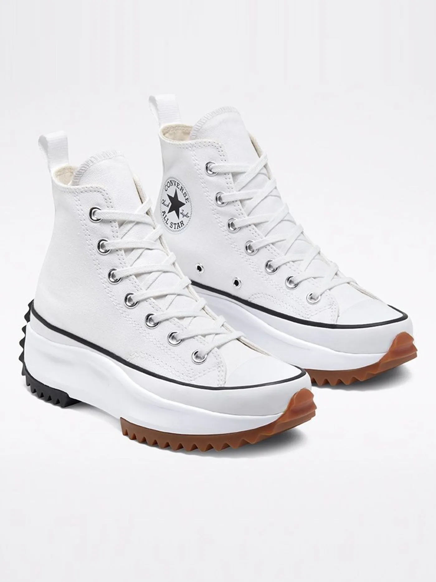 Run Star Hike Hi White/Black/Gum Shoes