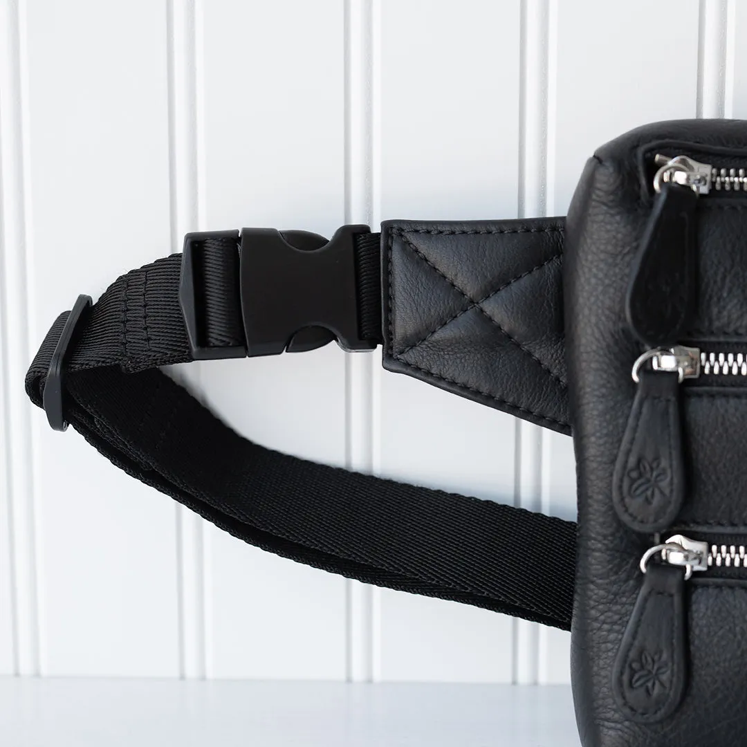 Sleek Pack Belt Bag (Leather)