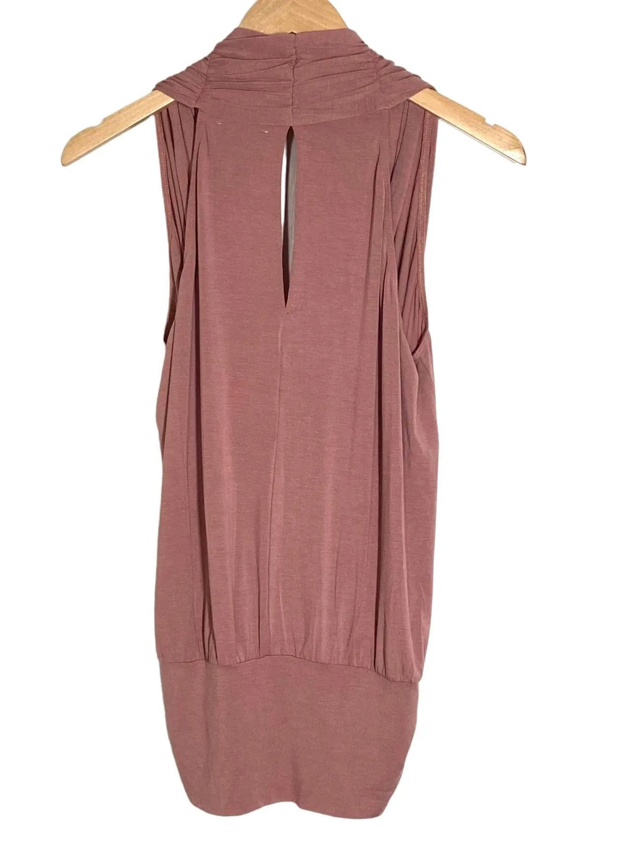 Soft Summer Quartz Faux Wrap Top