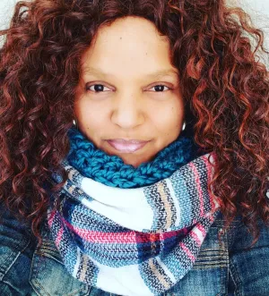 Teal Bliss Plaid Infinity Scarf