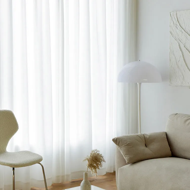 Tencel Lightweight Airy Custom Sheer Curtains | Soft Top Back Tab