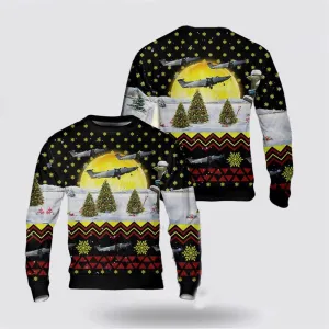 Ugly Sweater by JulesRoche: Festive All-Over Print, Warm Cotton Blend