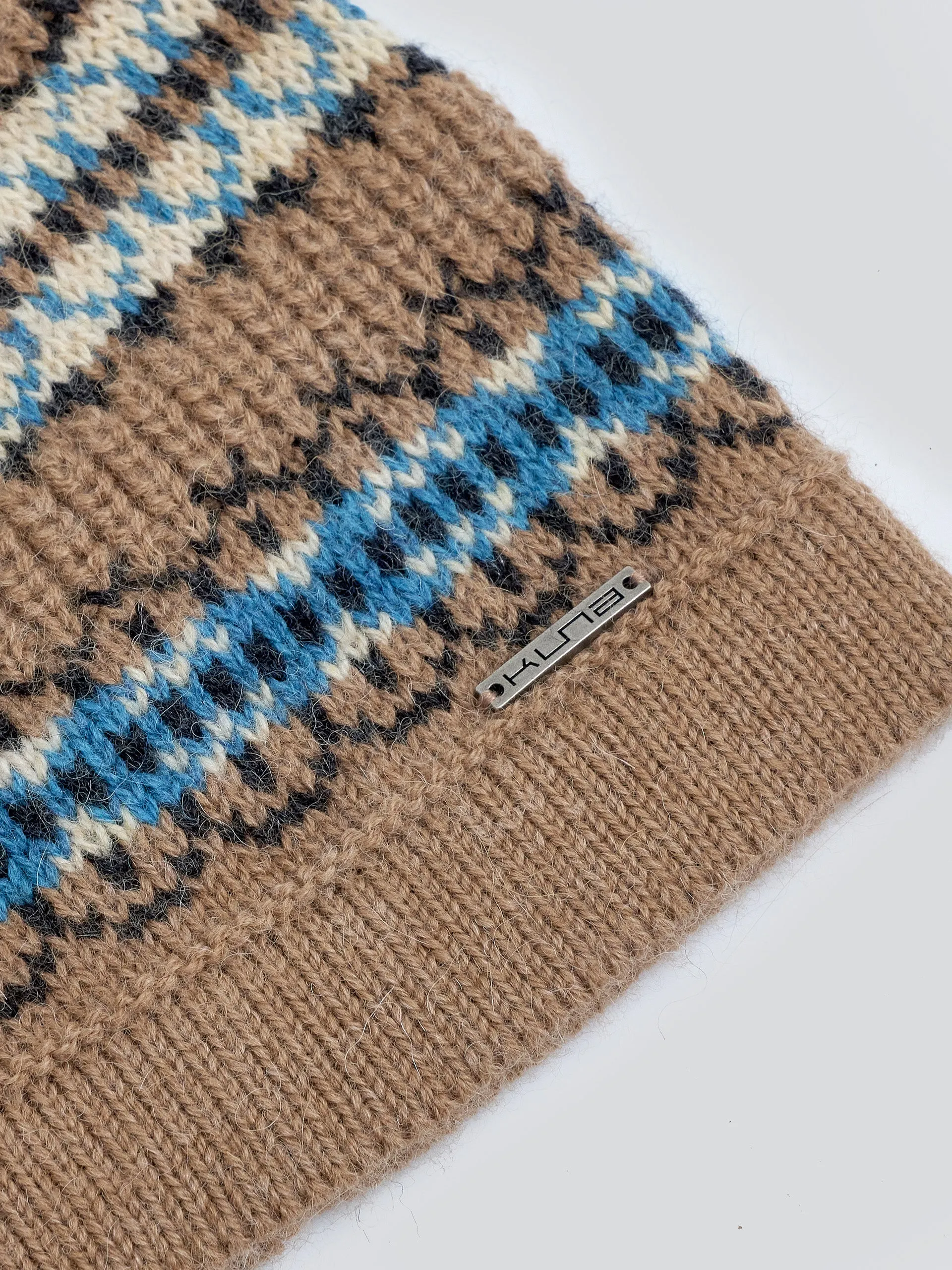 Yoke Hat Hat Baby Alpaca Color Camel